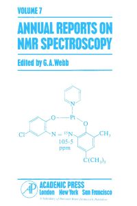 表紙画像: Annual Reports on NMR Spectroscopy APL 9780125053075