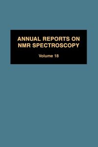 Imagen de portada: Annual Reports on NMR Spectroscopy APL 9780125053181