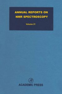 Cover image: Annual Reports on NMR Spectroscopy: Volume 21 9780125053211