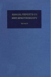 Cover image: Annual Reports on NMR Spectroscopy: Volume 25 9780125053259