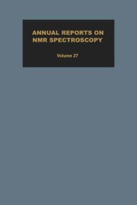 Omslagafbeelding: Annual Reports on NMR Spectroscopy APL 9780125053273