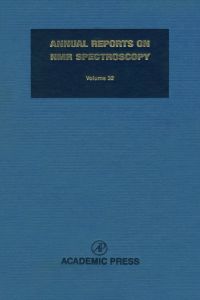Imagen de portada: Annual Reports on NMR Spectroscopy 9780125053327