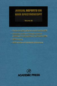 Cover image: Annual Reports on NMR Spectroscopy 9780125053358