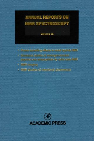 Cover image: Annual Reports on NMR Spectroscopy 9780125053358