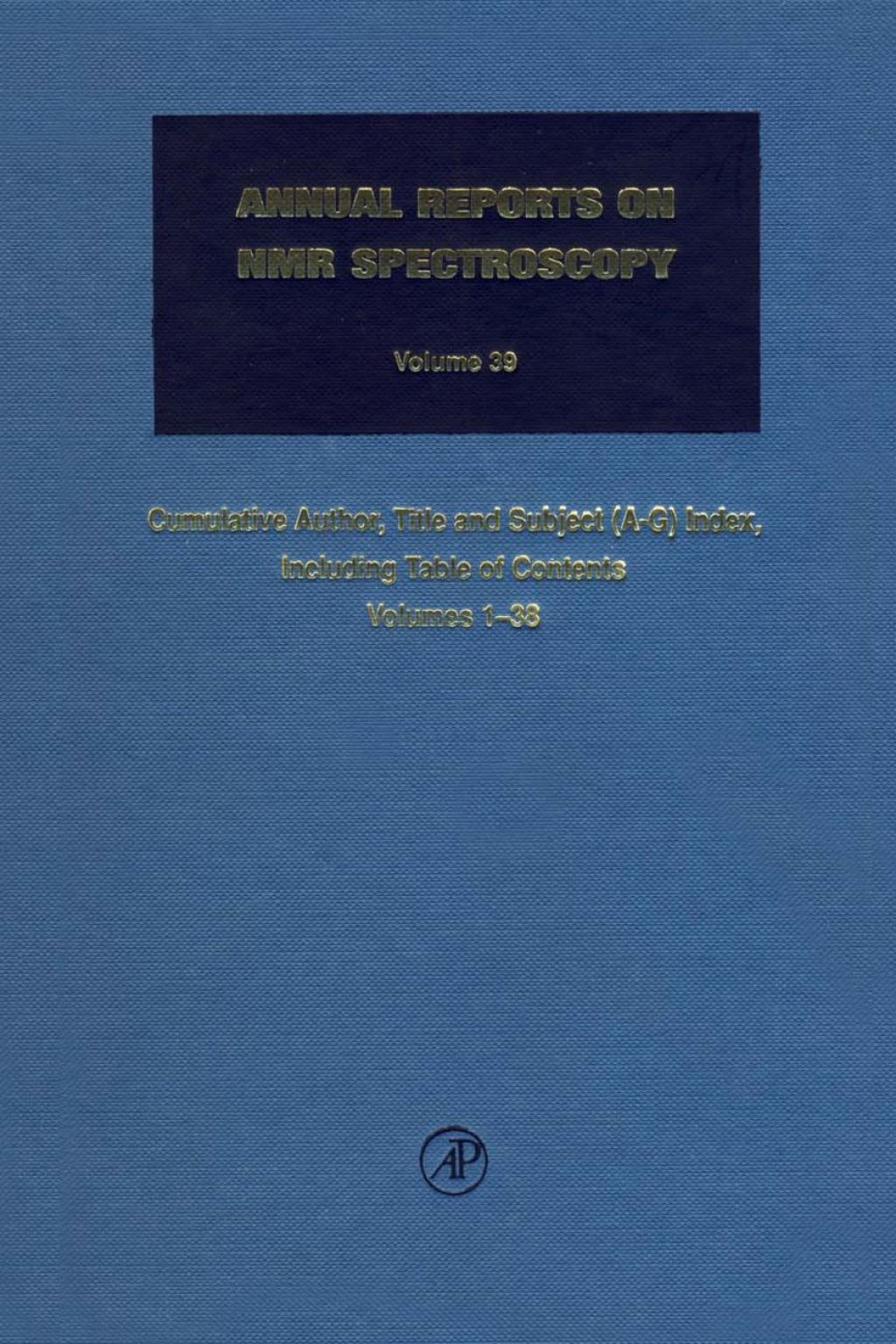 Cumulative Subject and Author Indexes Part 1