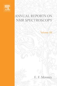 Titelbild: Annual Reports on NMR Spectroscopy APL 9780125053457