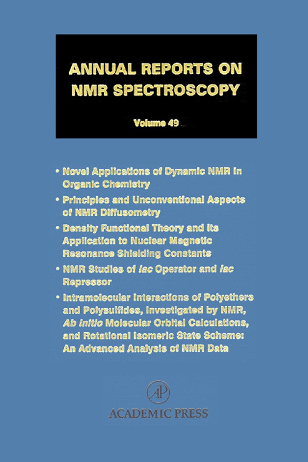 Annual Reports on NMR Spectroscopy
