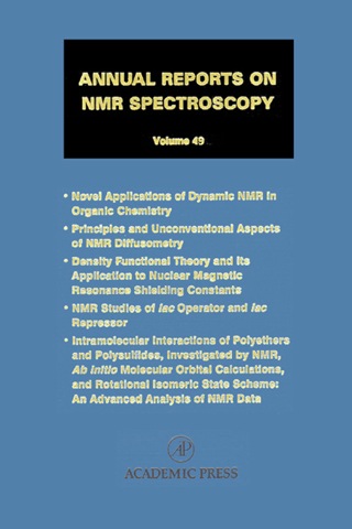 表紙画像: Annual Reports on NMR Spectroscopy 9780125054492