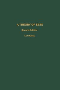 Cover image: A theory of sets 2nd edition 9780125079525