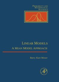 صورة الغلاف: Linear Models: A Mean Model Approach 9780125084659