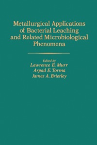 Imagen de portada: Metallurgical Applications of Bacterial Leaching and Related Microbiological Phenomena 9780125111508