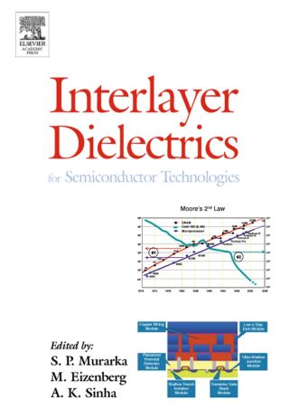 Imagen de portada: Interlayer Dielectrics for Semiconductor Technologies 9780125112215