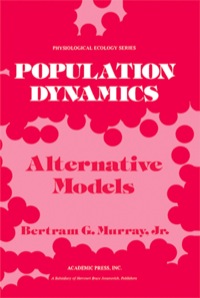 表紙画像: Population Dynamics: Alternative Models 9780125117500