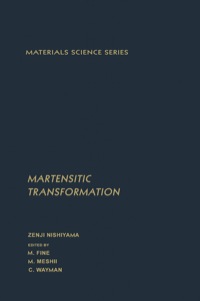 Cover image: Martensitic Transformation 1st edition 9780125198509