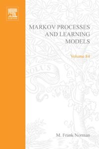 表紙画像: Markov processes and learning models 9780125214506