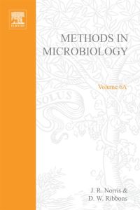 Imagen de portada: METHODS IN MICROBIOLOGY 9780125215060