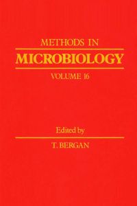表紙画像: Methods in Microbiology: Volume 16 9780125215169