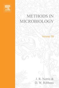 Cover image: METHODS IN MICROBIOLOGY 9780125215435