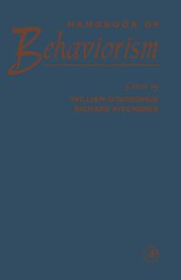 Imagen de portada: Handbook of Behaviorism 9780125241908