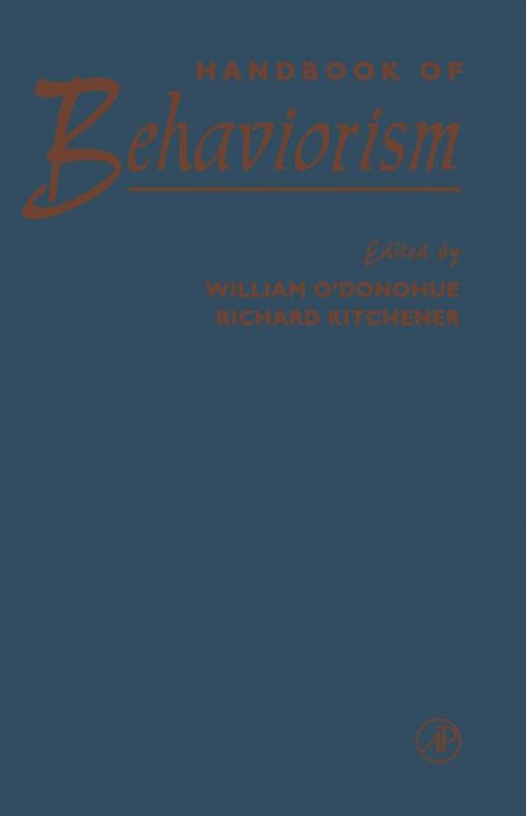 Handbook of Behaviorism - FULL INSTANT DOWNLOAD | PDF DOCX EPUB