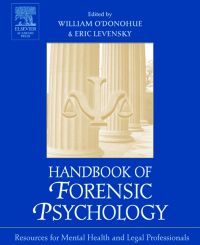 Titelbild: Handbook of Forensic Psychology: Resource for Mental Health and Legal Professionals 9780125241960
