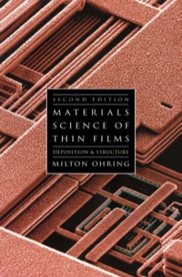 表紙画像: Materials Science of Thin Films 2nd edition 9780125249751