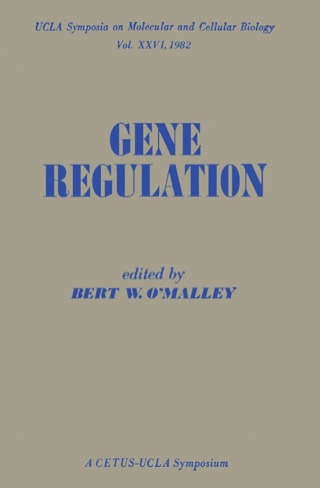Imagen de portada: Gene Regulation 1st edition 9780125259606
