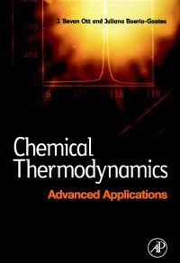 Cover image: Chemical Thermodynamics: Advanced Applications: Advanced Applications 9780125309851