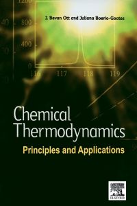 Cover image: Chemical Thermodynamics: Principles and Applications: Principles and Applications 9780125309905