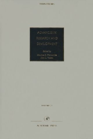 Cover image: Advances in Research and Development: Modeling of Film Deposition for Microelectronic Applications 9780125330237