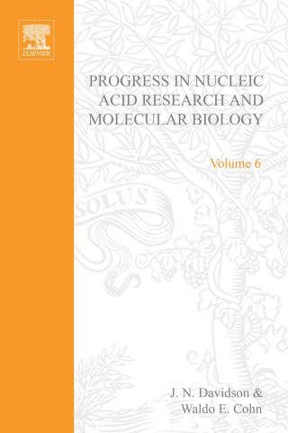 Cover image: PROG NUCLEIC ACID RES&MOLECULAR BIO V6 9780125400060