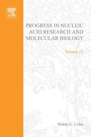 Cover image: PROG NUCLEIC ACID RES&MOLECULAR BIO V15 9780125400152