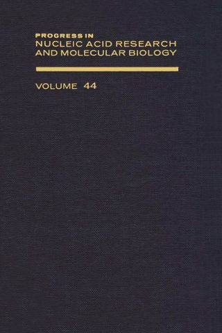 Imagen de portada: PROG NUCLEIC ACID RES&MOLECULAR BIO V44 9780125400442