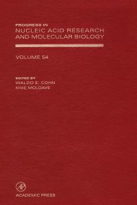 Imagen de portada: Progress in Nucleic Acid Research and Molecular Biology 9780125400541