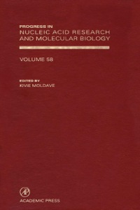 Omslagafbeelding: Progress in Nucleic Acid Research and Molecular Biology 9780125400589