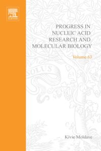 Cover image: Progress in Nucleic Acid Research and Molecular Biology 9780125400633