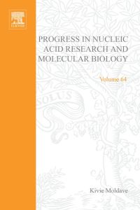 Imagen de portada: Progress in Nucleic Acid Research and Molecular Biology 9780125400640