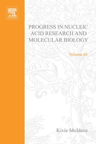 Cover image: Progress in Nucleic Acid Research and Molecular Biology 9780125400664