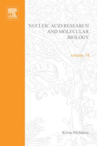 Imagen de portada: Progress in Nucleic Acid Research and Molecular Biology 9780125400749