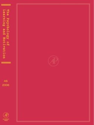 Cover image: The Psychology of Learning and Motivation: Advances in Research and Theory 9780125433464