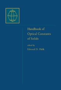 表紙画像: Handbook of Optical Constants of Solids, Five-Volume Set: Handbook of Thermo-Optic Coefficients of Optical Materials with Applications 9780125444156