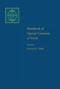 Cover image: Handbook of Optical Constants of Solids 9780125444231