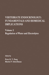 表紙画像: Regulation of Water and Electrolytes 1st edition 9780125449021