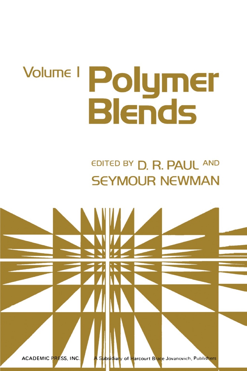 POLYMER BLENDS VOLUME 1 1st Edition