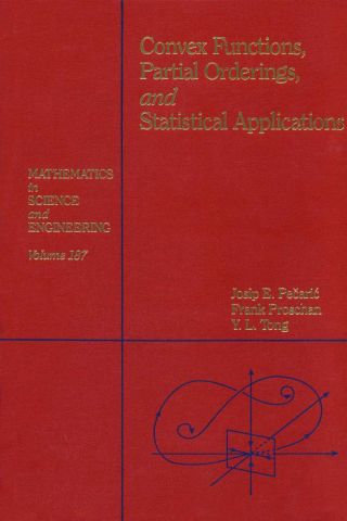 Cover image: Convex Functions, Partial Orderings, and Statistical Applications 9780125492508
