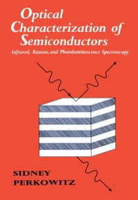 Imagen de portada: Optical Characterization of Semiconductors: Infrared, Raman, and Photoluminescence Spectroscopy 1st edition 9780125507707