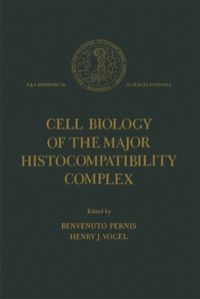 Cover image: Cell Biology of the major histocompatibility complex 1st edition 9780125508704