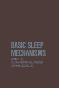 Cover image: Basic sleep Mechanisms 1st edition 9780125529501