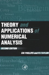 صورة الغلاف: Theory and Applications of Numerical Analysis 2nd edition 9780125535601