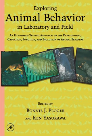 Cover image: Exploring Animal Behavior in Laboratory and Field: An Hypothesis-testing Approach to the Development, Causation, Function, and Evolution of Animal Behavior 9780125583305